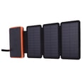 thumbnail image 1 of 20000mAh Solar Power Bank, Efficient Wireless Power Bank with Tri Fold Solar Panel & LED Light & Double USB Output, Waterproof External Battery Pack for Phone Tablet Outdoor, 1 of 7