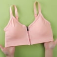 thumbnail image 4 of Yxbdin Zipped Front Closure Bras for Women No Underwire Sports Bra Full Coverage Push Up Bras Lightweight Soft Breathable Shockproof Bra Tops, 4 of 8
