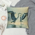 thumbnail image 2 of Orinice Birds Water Wings Graphic Decorative Cushion Throw Pillow Cover for Home Couch Living Room Sofa, High-Quality Aesthetic Decorative 1PC 24x24in, 2 of 5
