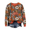 thumbnail image 1 of MKLEKYY Long Cardigan Chandail Femme Chandail en Molleton Femme Lecture Livre Chandail Tricoté Mignon Chemise Automne Col Rond Chandail, 1 of 3