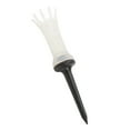 thumbnail image 1 of Low Resistance  Tees, Soft Rubber  Tees Elastic 8 Claw Durable Strong  for Grass Transparent White, 1 of 8