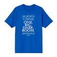 thumbnail image 5 of Beetlejuice My Whole Life Is A Dark Room Men's Blue Crew Neck Short Sleeve Tee-3XL, 5 of 7