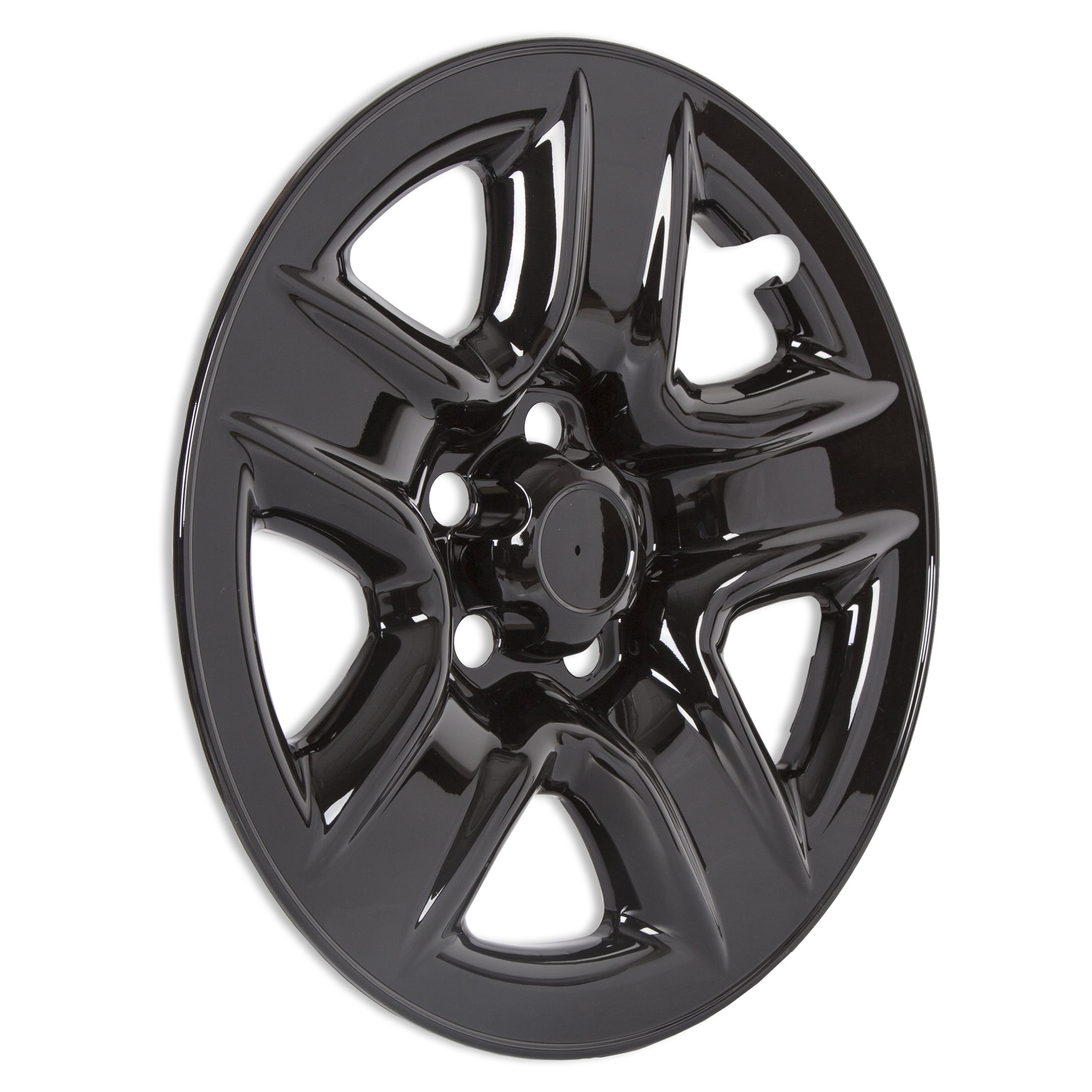 Kojem 4 Black Wheel Skins for Toyota RAV4 2006-2012 17" Hub Caps Full Rim Skin Covers