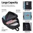 thumbnail image 4 of Balery Cute Shark Mochila Escolar 3 en 1 para Niños - Mochila Resistente con Lonchera Térmica y Estuche - Mochila Escolar para Niños y Niñas, 4 of 7