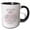 Black/White, variant on 3drose, Seventh Amendment to the Us Constitution. Rights in Civil Cases, 15oz Two-tone Red Mug
