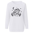 thumbnail image 4 of ICHUANYI Clearance Women Casual Full Sleeve Round Neck Tops Loose Blouse Sun And Print Graphic Sweatshirt(White, XXL) ICHUANYI WER2023081404612, 4 of 6