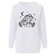 thumbnail image 4 of Puntoco Mujeres Casual Manga Completa Cuello Redondo tops Camisas Sueltas Blusa Estampado de Sol y Luna Sudadera Gráfica Puntoco Puntoco-5716, 4 of 6