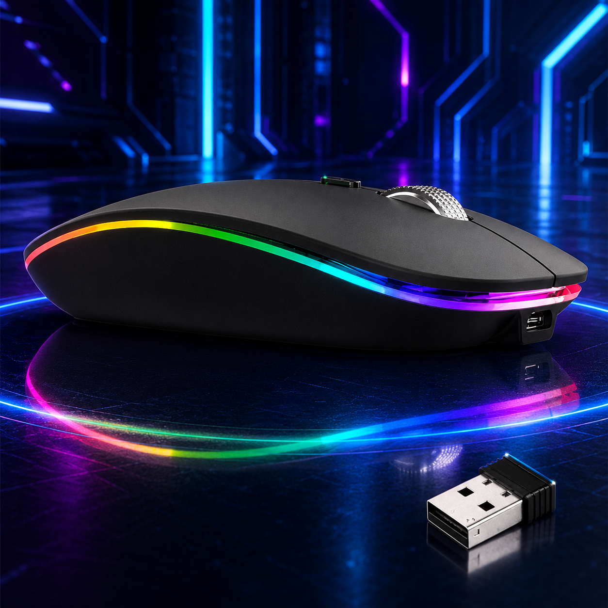VerdeVida Wireless Bluetooth Mouse, Rechargeable, Silent photo 2
