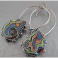 thumbnail image 3 of Jinsinto Retro Multi-Color Women Ear Hook Drop Dangle Earrings Jewelry, A Pair, 3 of 5