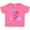 Hot Pink, variant on Inktastic Dinosaur Party-third Birthday Girls Toddler T-Shirt