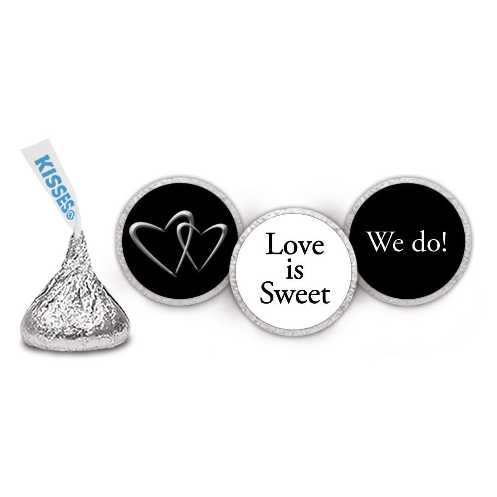 216 Wedding Stickers For Kisses And - Diy Wedding Stickers 216 Wedding Stickers For Kisses And - Diy Wedding Stickers