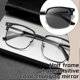 thumbnail image 5 of Color Changing Sunglasses for Day&Night Square Half Frame Glasses Anti BlueLight, 5 of 5