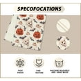 thumbnail image 6 of Halloween Table Runner Spooky Pumpkin Watercolor Burlap Table Decoration for Home Kitchen Dining Dinner Indoor Holiday Farmhouse Decor 13x36 Inch, 6 of 6