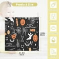thumbnail image 2 of SKYSONIC 5 PCS Pumpkins Cobwebs Ghost Baby Muslin Washcloths, Happy Halloween Face Towel Burp Cloths Ultrasoft Absorbent Cotton Bath Wipes Towels for Newborn Boys Girls, 2 of 7