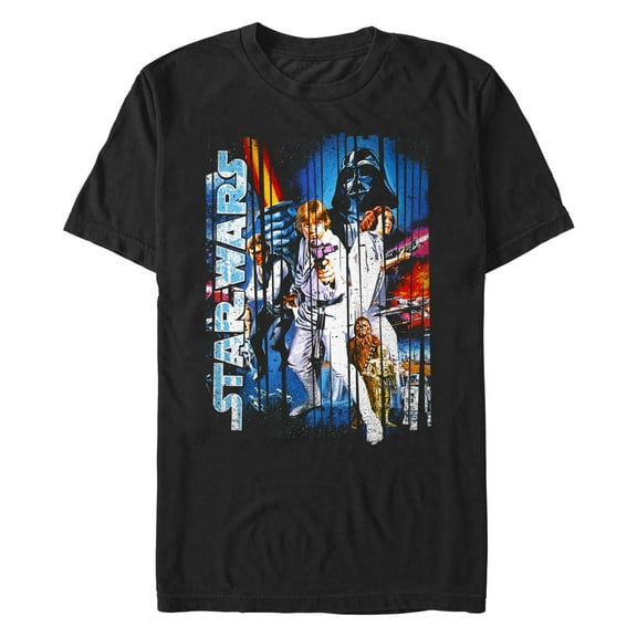 Men's Star Wars: A New Hope New Hope Poster Graphic T-Shirt
