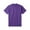 PURPLE, variant on Men's Crew Neck T-Shirts Solid Short Sleeve Tee (Large, Purple)