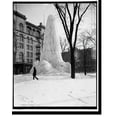 thumbnail image 2 of Historic Framed Print, [Ice fountain, Washington Boulevard, Detroit, Mich.], 17-7/8" x 21-7/8", 2 of 9