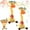 2PCS#11, variant on TOOPOOT Dancing Giraffe Toy Stuffed Plush – Sings, dances, mimics voice, adjustable volume, safe short plush, ideal for 1-3 year olds (1PC)