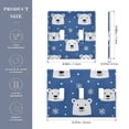 thumbnail image 2 of Yayeee Toggle Light Switch Wall Plate 2-Gang 4.56"x4.48" Decorative Outlet Cover, White Polar Bear, 2 of 7