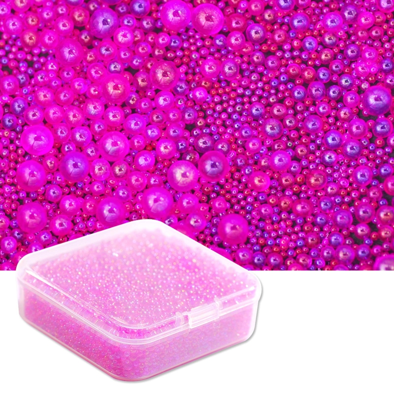 ZUARFY UV Resin Bubble Beads AB Miniature Bead Resin Inclusion for DIY Jewelry 1 to 3mm