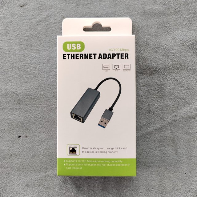 Tarjeta de red sin controlador de tipo C a gigabit Tarjeta de red sin controlador USB1000M Puerto de red tipo C a RJ45 para notebook