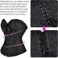 thumbnail image 2 of Corsé de pecho completo para mujer, corsé bustier gótico vintage, 2 of 5