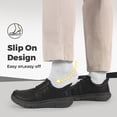 thumbnail image 6 of FitVille Men's Wide Slip-Resistant Slip-on Dress Shoes Comfort Casual Shoes——EasyWalk Slip-On Dress Shoes V3, 6 of 7