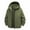 Army Green, variant on Waterproof Hooded Jackets for Women Casual Solid Color Winter Autumn Outdoor Windbreaker Jacket with Zipper Pockets Loose Fit Sports Coat Hiking Travel Plus Size Available