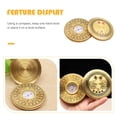 thumbnail image 2 of Shisuyan Portable Chinese Compass Copper Alloy Direction Identification Outdoor Camping 2Pcs, 2 of 9