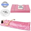 Infrared Sauna Blanket, Professional 2 Zone Digital Heat Sauna Blanket with 50 pcs Plastic Sheeting, Personal Sauna for Relaxation Weight Loss Detox Therapy Anti Ageing Beauty