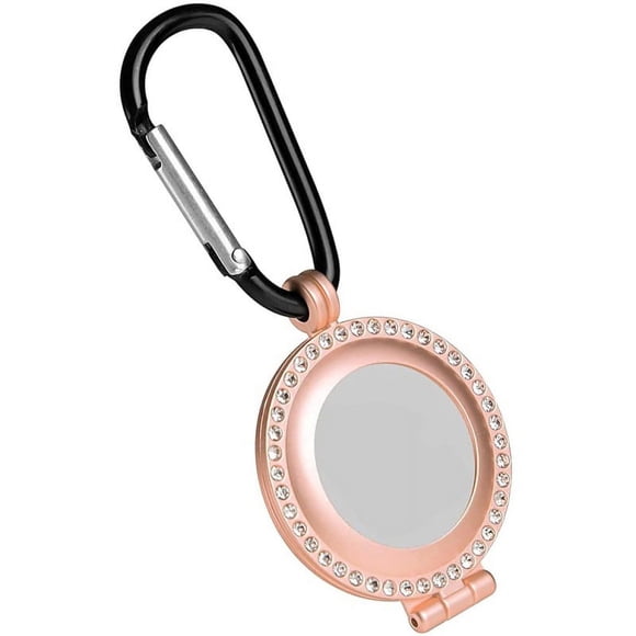 Clearance!Suitable Metal Protect Case For Airtags Protective Cover With Keychain Hook Portable Rose Gold