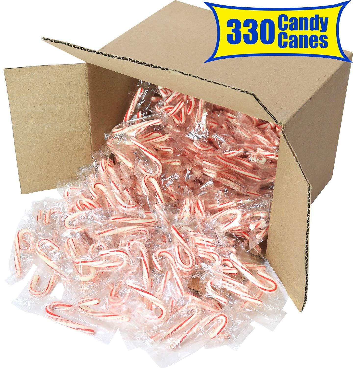 Greenco Candy Canes Individually Wrapped Red and White Candy Canes