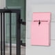 thumbnail image 2 of Buzón de correo con cerradura de hierro, buzón colgante para dejar comentarios, llaves, sobres y periódicos. Rosado, 2 of 6