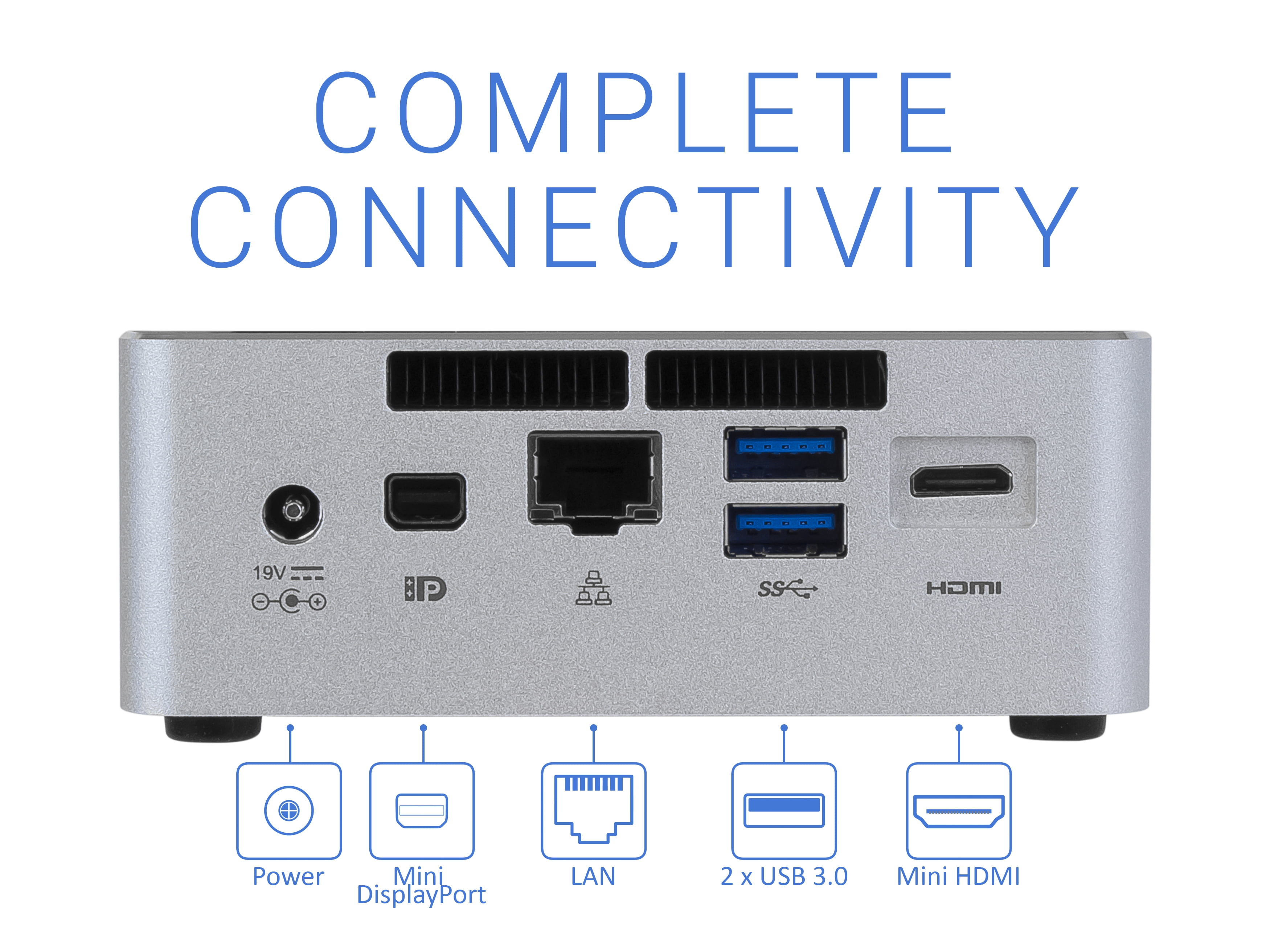 Intel NUC5i5RYH Mini PC, Intel Core i5-5250U Upto 2.7GHz, 16GB RAM