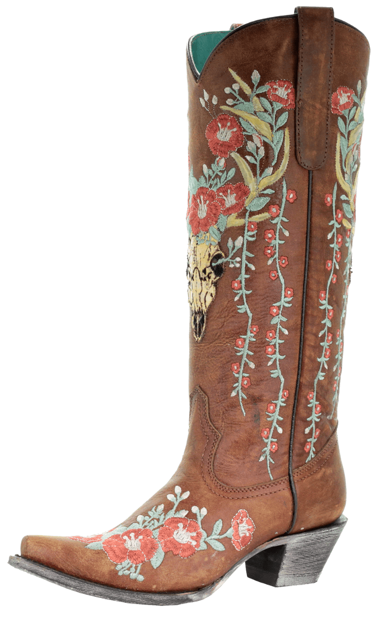 women's deerskin cowboy boots