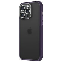 Allytech for iPhone 13 Pro Case, Military Grade Shockproof MIL-Grade Drop Tested Translucent Matte Back Anti-Scratch Phone Case for Apple iPhone 13 Pro 6.1"- Purple