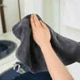 thumbnail image 2 of Dinheiro Toalla de viaje deportiva, suave y ligera, absorbente de agua, de secado rápido, gris, 4 piezas, 2 of 6