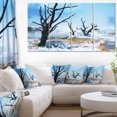 thumbnail image 1 of Beautiful Land with Large Dry Trees - Extra Large Landscape Canvas Art, 1 of 3