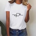 thumbnail image 5 of Goodeals Reduced,Womens T Shirts Cute Graphic Shirt Long Sleeve Tees Funny Inspirational Teacher T-Shirt Tops Casual Crewneck Girl Friend Gift Tees(White,L), 5 of 6