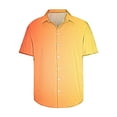 thumbnail image 3 of fatyb Button down Shirts for Men Short Sleeve Summer Beach Shirts Fashion Gradient Color Mens Shirts, 3 of 5