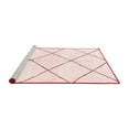 thumbnail image 2 of Ahgly Company Machine Washable Indoor Square Solid Red Modern Area Rugs, 7' Square, 2 of 4