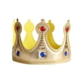 thumbnail image 3 of King Crown Costume Accesorio Ajustable Hombres Mujeres King Crown Hat Cumpleaños Crown Hat para baile de disfraces Masquerade Photo Props Sunnimix Corona del rey, 3 of 8
