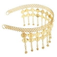 thumbnail image 4 of Diadema de danza del vientre para mujer perfecl con monedas y borlas, 4 of 7