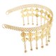 thumbnail image 4 of Diadema de danza del vientre para mujer perfecl con monedas y borlas, 4 of 7