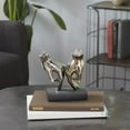 thumbnail image 3 of 7" x 8" Silver Porcelain Ceramic Hands Sculpture, by DecMode, 3 of 8