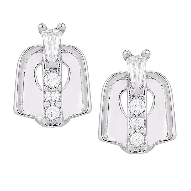 2 piezas de superiores individuales Fernando imitación forma de barra con barras de moldeo Plata