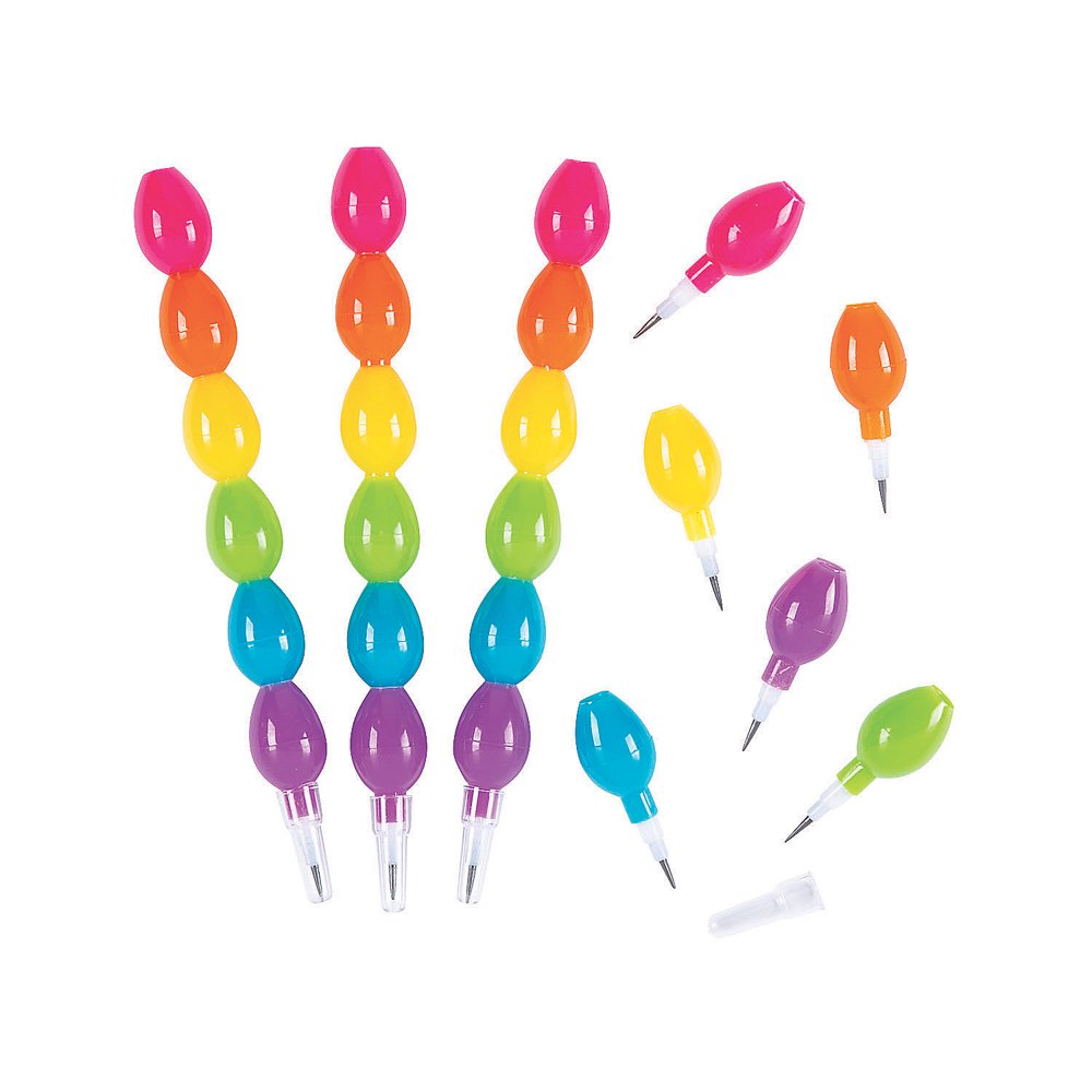 Stacking Eggs Pencil Stationery 12 Pieces