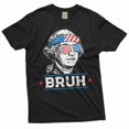 thumbnail image 3 of Men's 4th Funny Washington T-shirt George Washington bruh USA patriotic fourth independence day tee (Large Military Green), 3 of 7