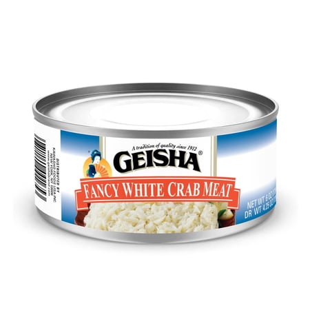 Geisha Fancy Crab Meat With Leg Meat 4.25 oz Can (Pack of 4)