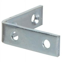 Hillman Group 851131 Flagged - Zinc Corner Braces, 5 x 1 in. - Pack of 5